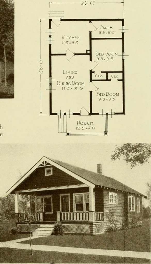 An illustration from Homes of character., 1920, leaf 128