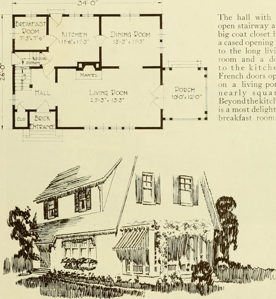 An illustration from Homes of character., 1920, leaf 14