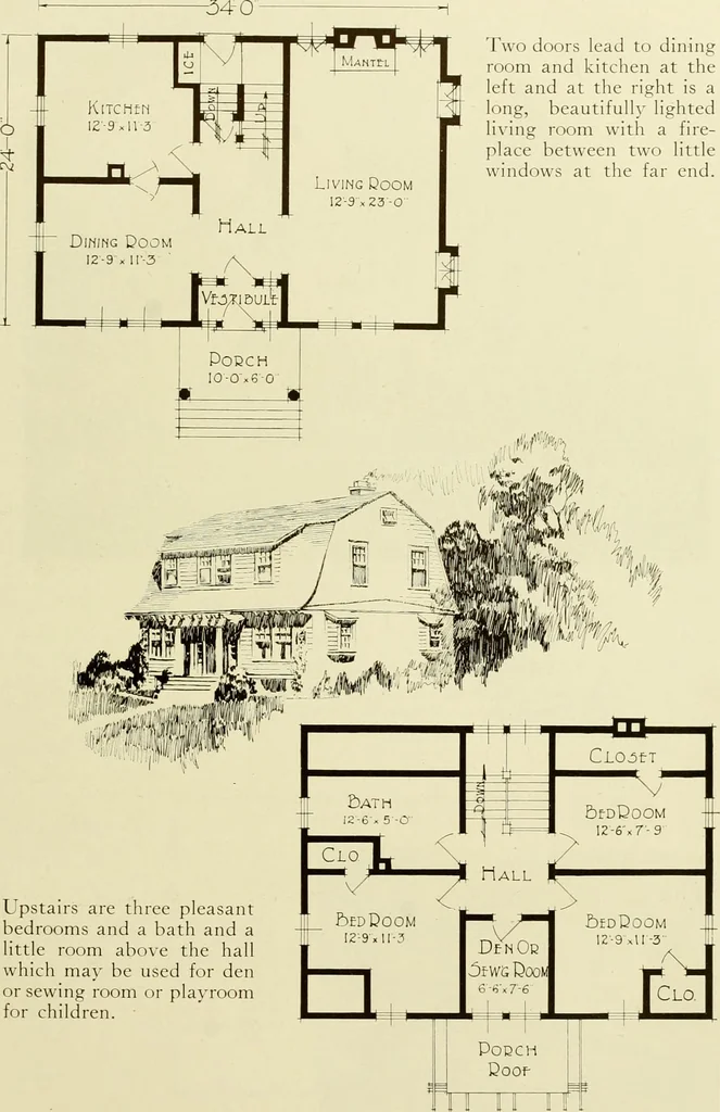 An illustration from Homes of character., 1920, leaf 24
