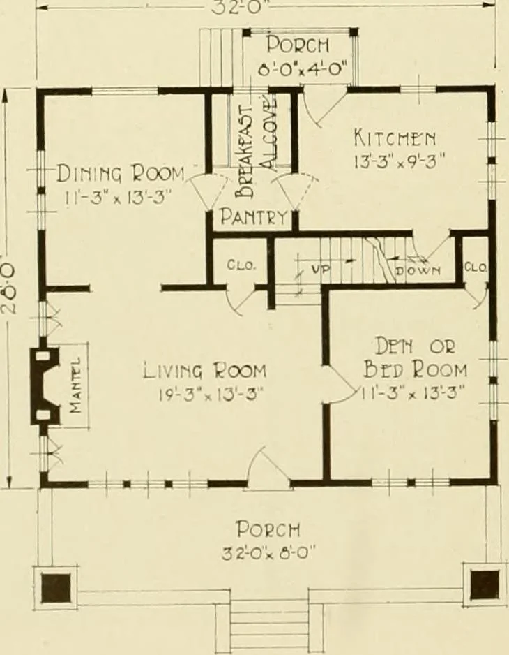 An illustration from Homes of character., 1920, leaf 27