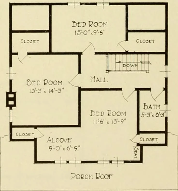 An illustration from Homes of character., 1920, leaf 27