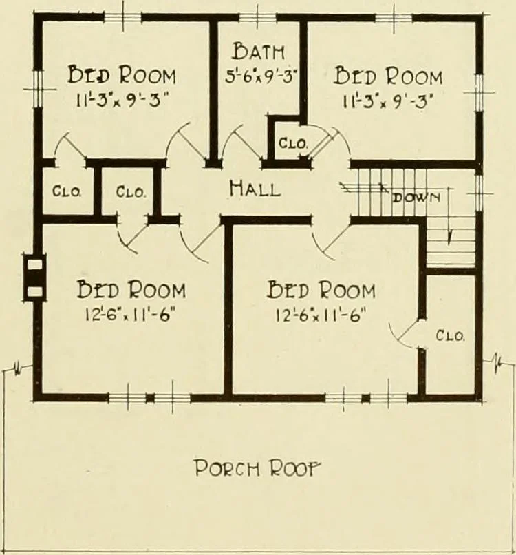 An illustration from Homes of character., 1920, leaf 28