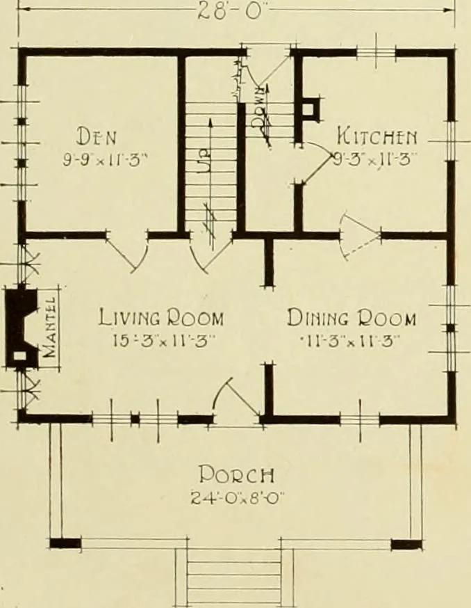 An illustration from Homes of character., 1920, leaf 34