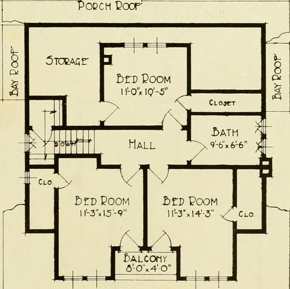 An illustration from Homes of character., 1920, leaf 36