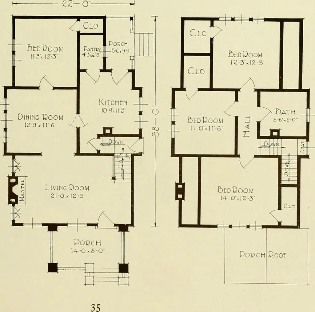 An illustration from Homes of character., 1920, leaf 38
