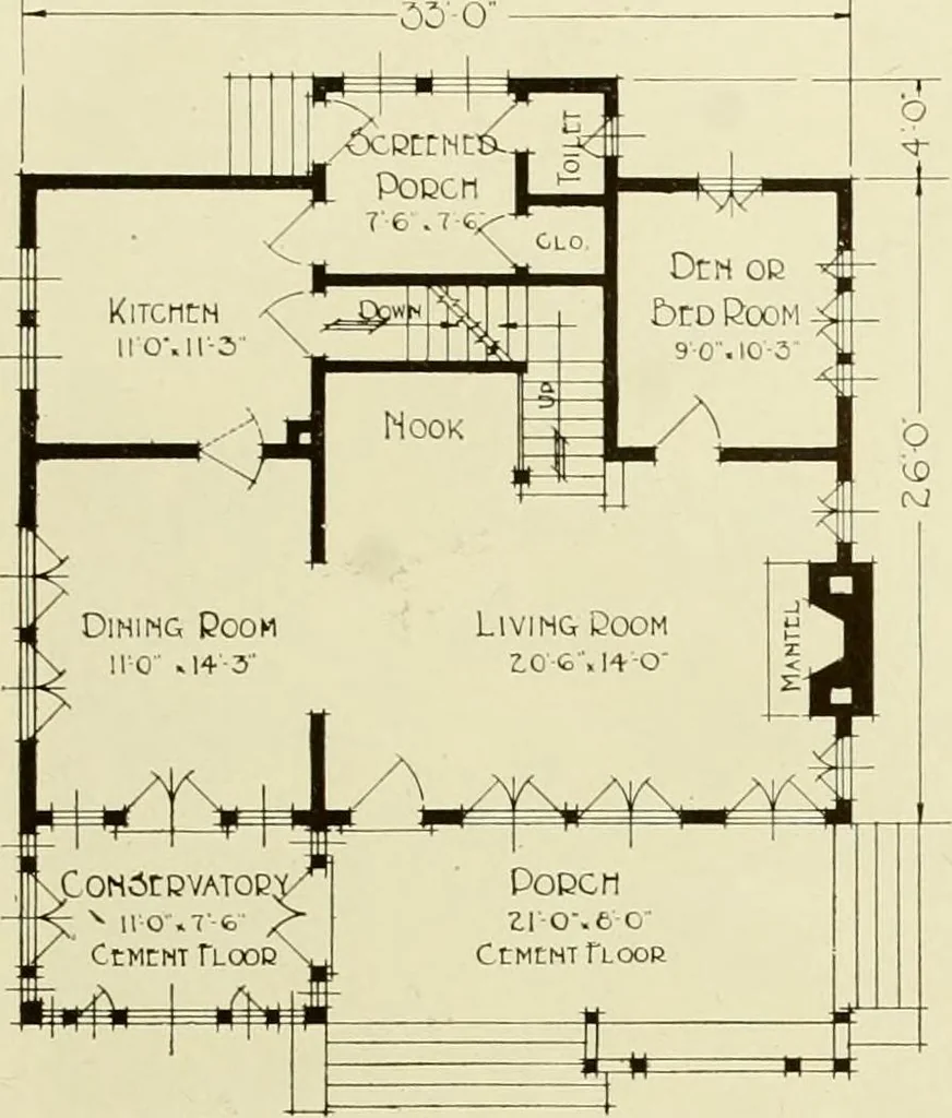 An illustration from Homes of character., 1920, leaf 40