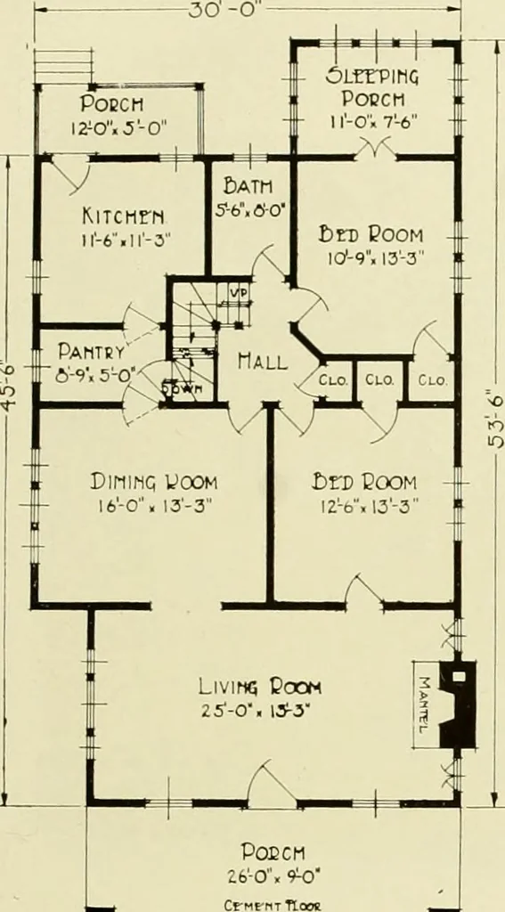 An illustration from Homes of character., 1920, leaf 44