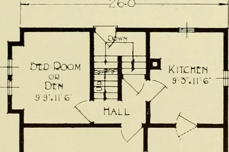 An illustration from Homes of character., 1920, leaf 46