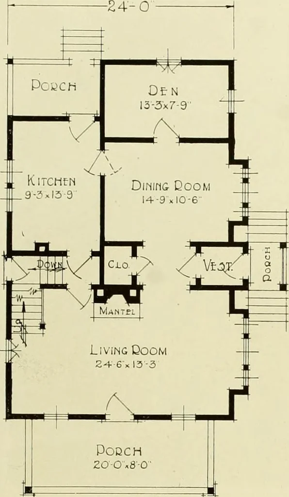 An illustration from Homes of character., 1920, leaf 48