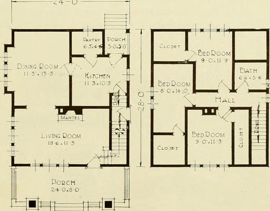 An illustration from Homes of character., 1920, leaf 50