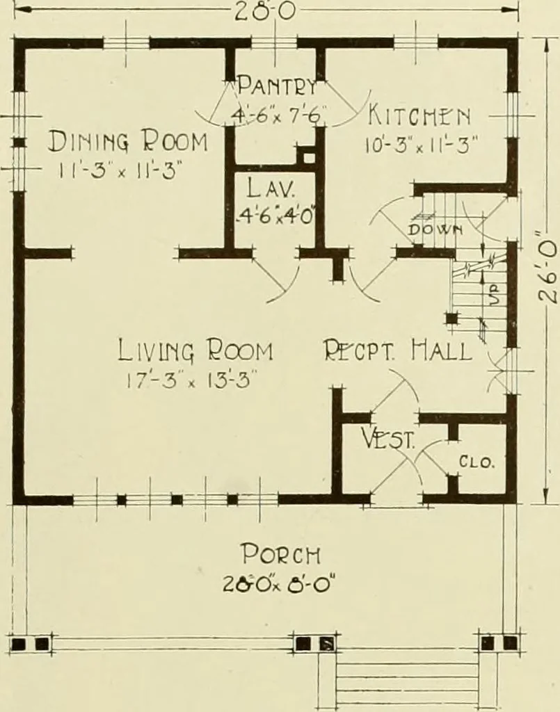 An illustration from Homes of character., 1920, leaf 54