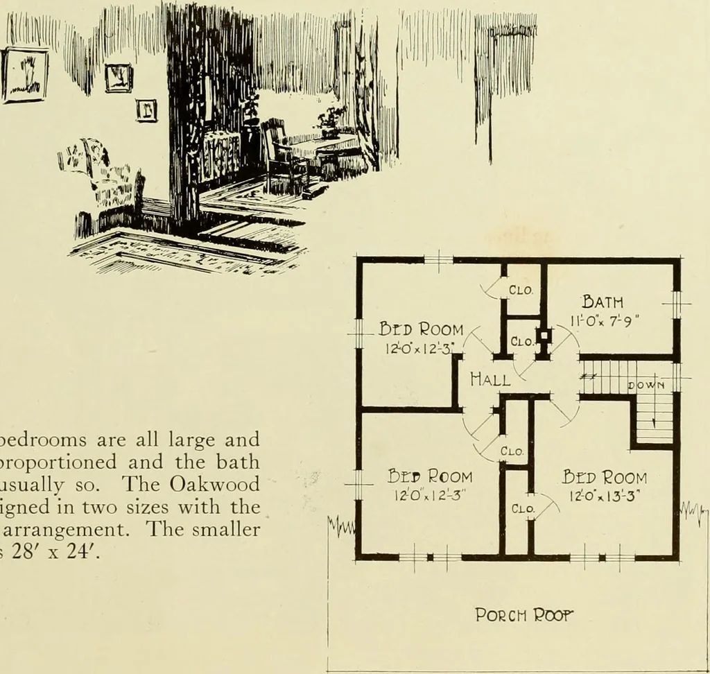 An illustration from Homes of character., 1920, leaf 54