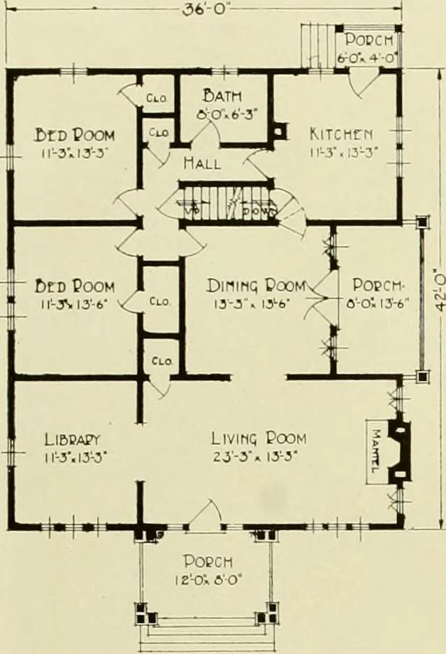 An illustration from Homes of character., 1920, leaf 56