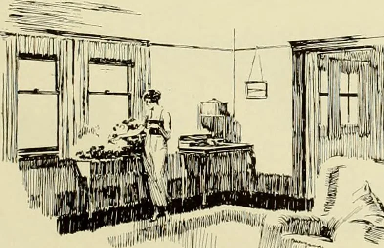 An illustration from Homes of character., 1920, leaf 64