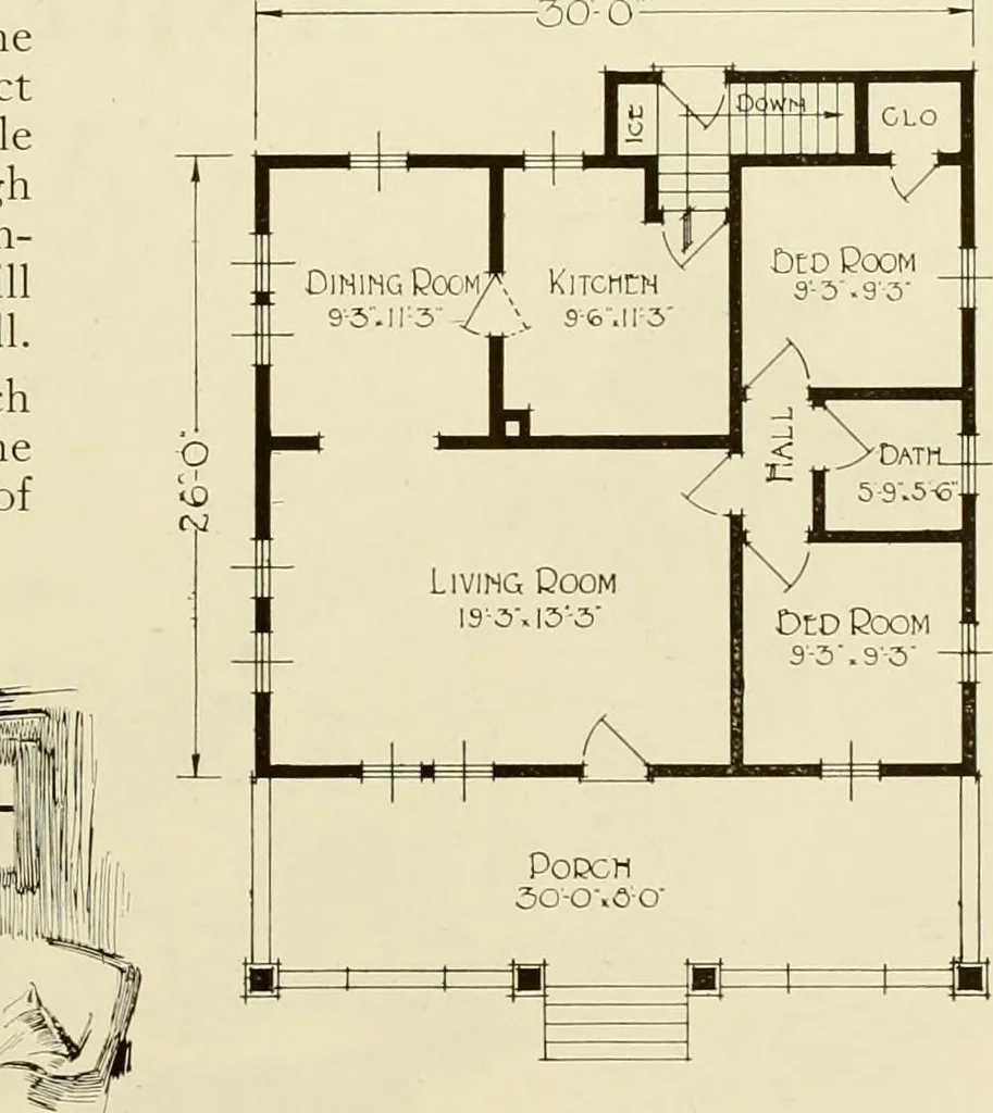 An illustration from Homes of character., 1920, leaf 64