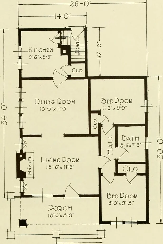 An illustration from Homes of character., 1920, leaf 66