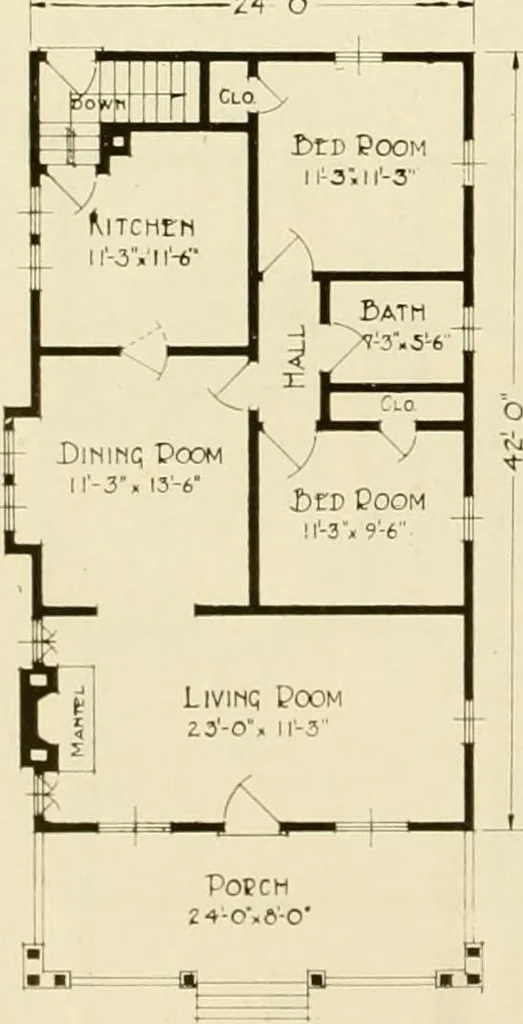 An illustration from Homes of character., 1920, leaf 71