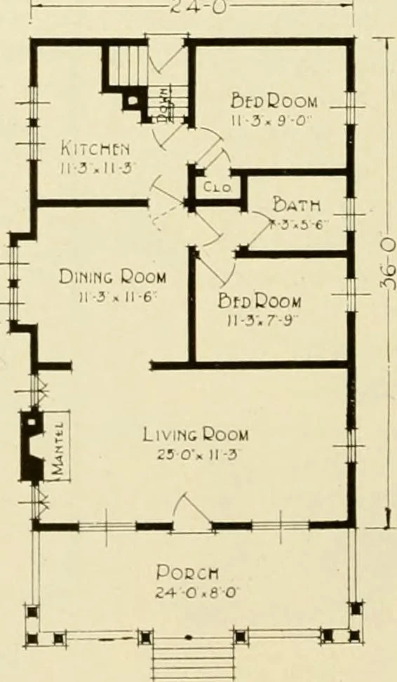 An illustration from Homes of character., 1920, leaf 71