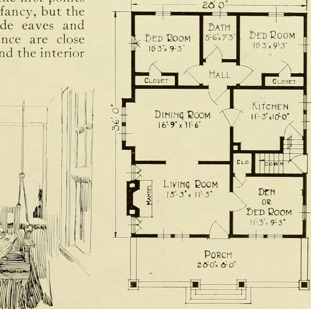 An illustration from Homes of character., 1920, leaf 72