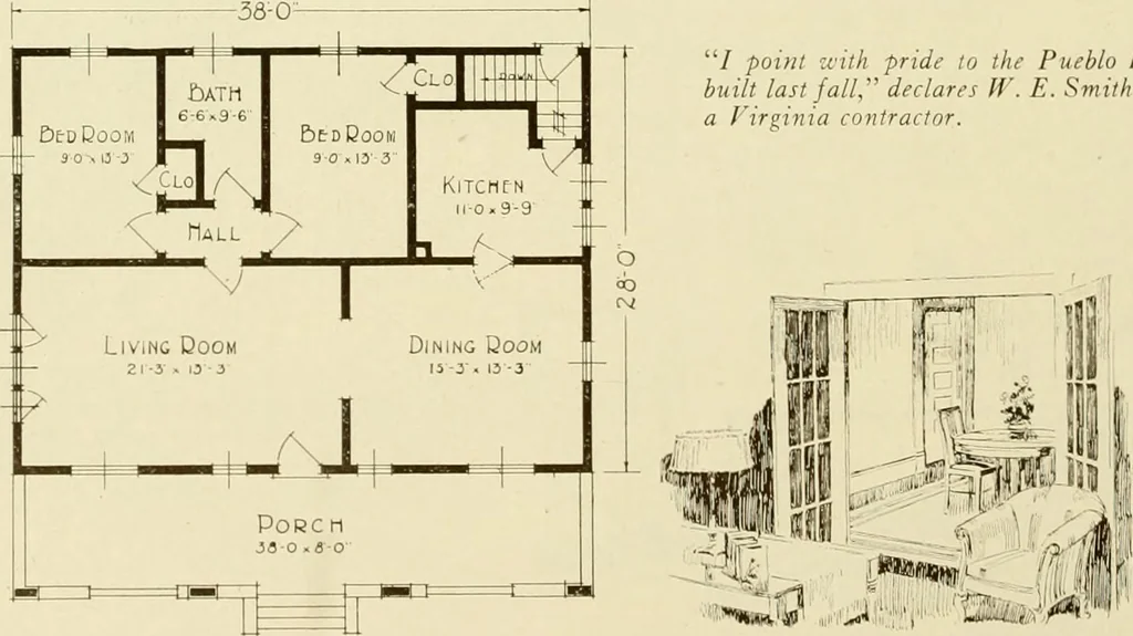 An illustration from Homes of character., 1920, leaf 75