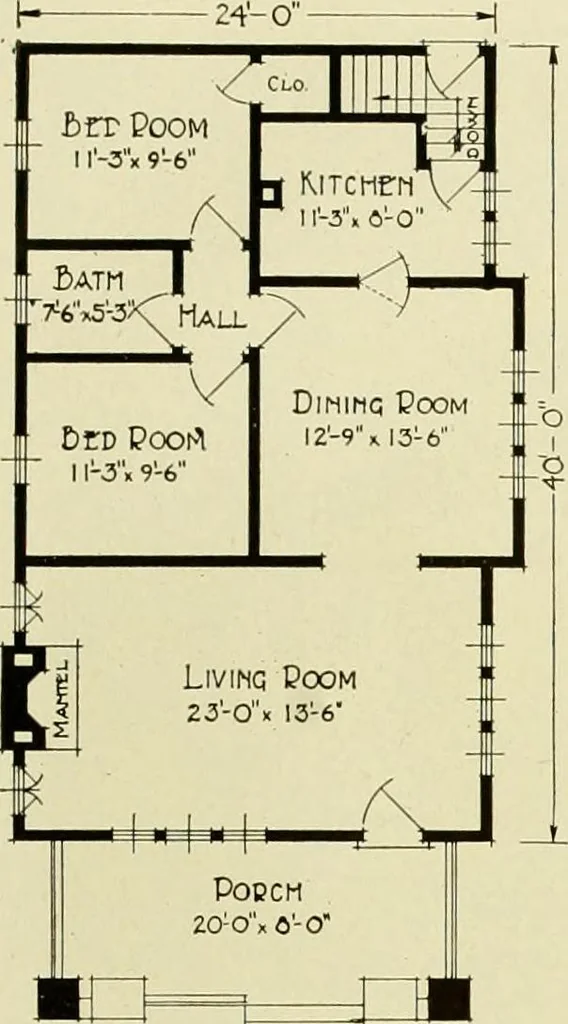 An illustration from Homes of character., 1920, leaf 78