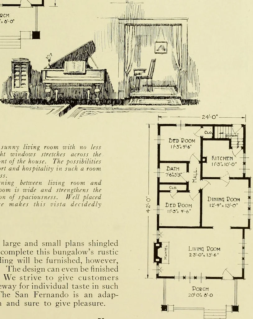 An illustration from Homes of character., 1920, leaf 78