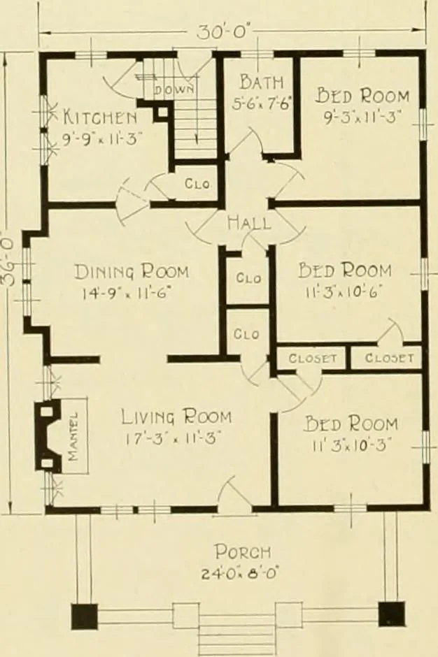 An illustration from Homes of character., 1920, leaf 81