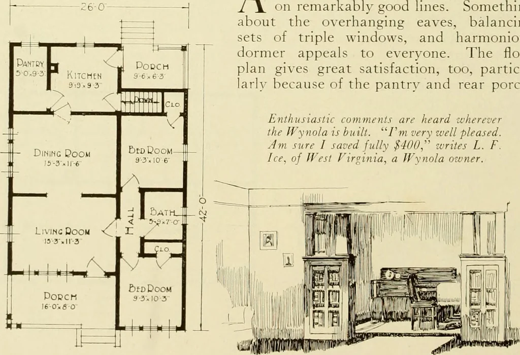 An illustration from Homes of character., 1920, leaf 83
