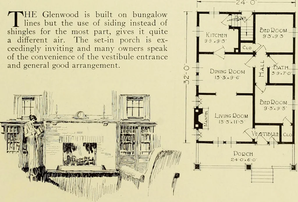 An illustration from Homes of character., 1920, leaf 86