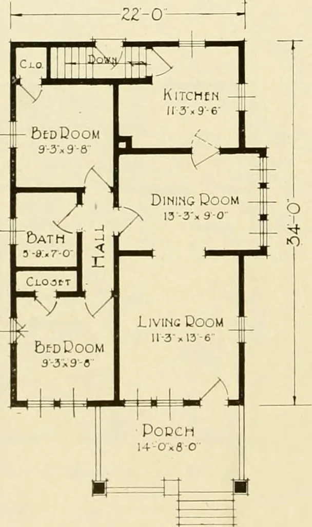 An illustration from Homes of character., 1920, leaf 89