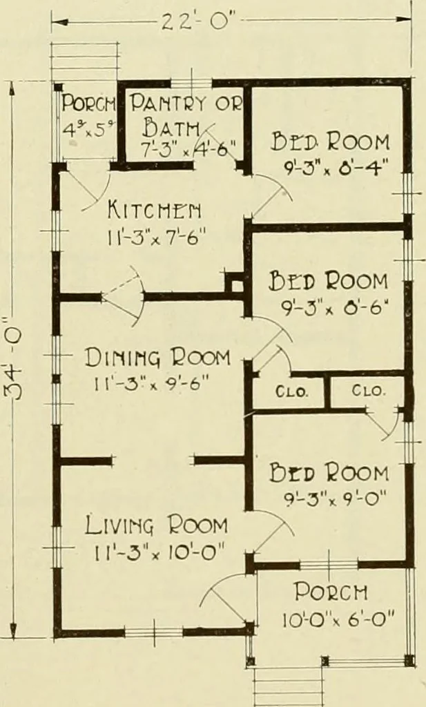 An illustration from Homes of character., 1920, leaf 90