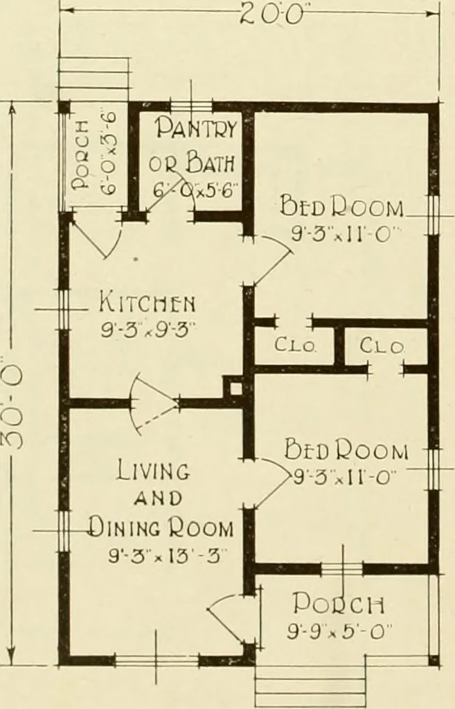 An illustration from Homes of character., 1920, leaf 91