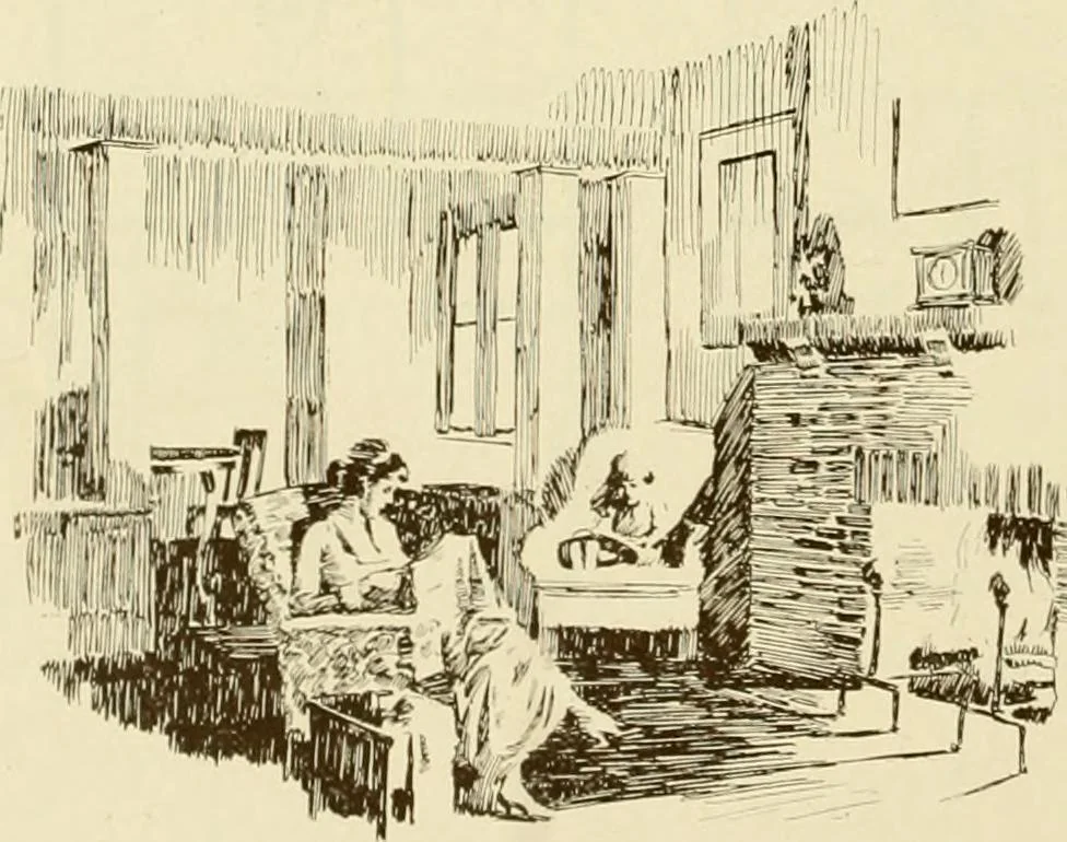 An illustration from Homes of character., 1920, leaf 99