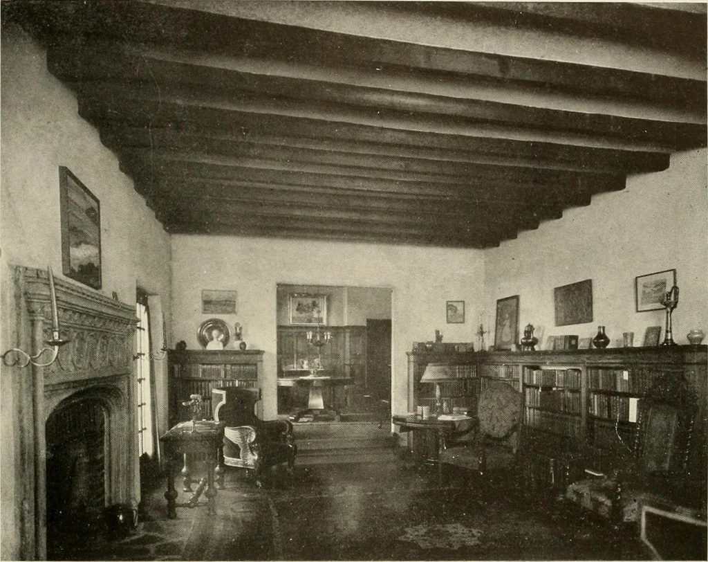An illustration from Homes of moderate size; a collection of photographs and plans of modern suburban and country homes, following the colonial, Italian and English architectural styles, and arranged accordingly, 1921, leaf 118