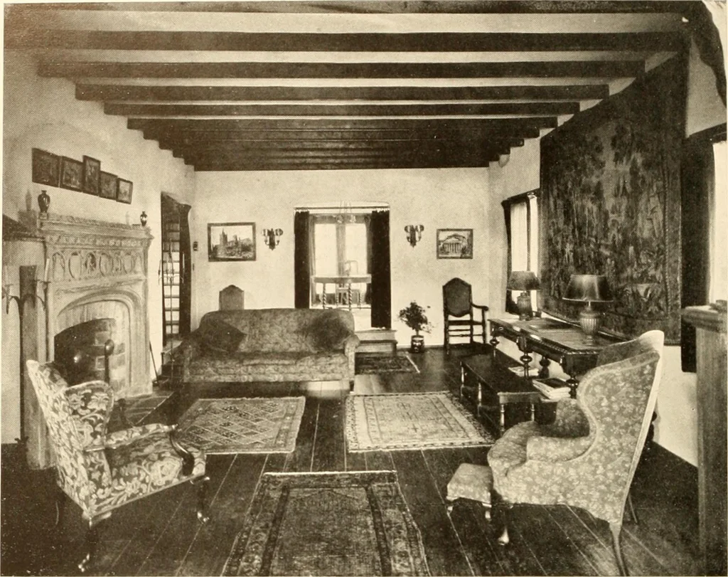 An illustration from Homes of moderate size; a collection of photographs and plans of modern suburban and country homes, following the colonial, Italian and English architectural styles, and arranged accordingly, 1921, leaf 127