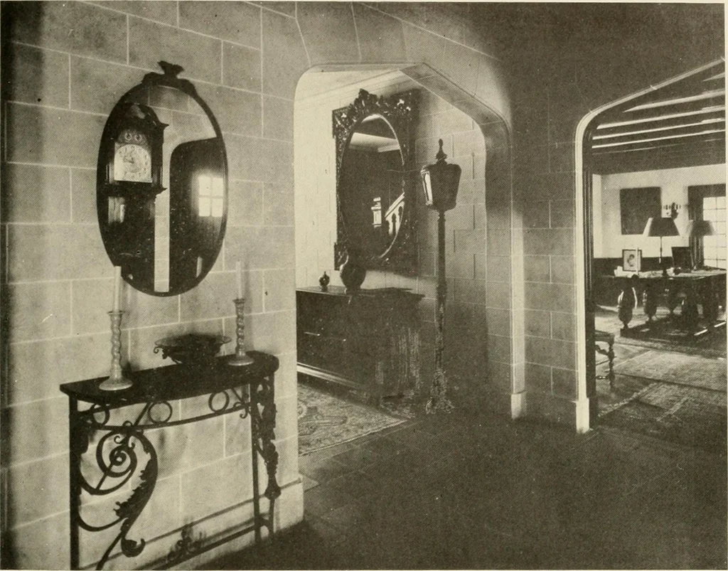 An illustration from Homes of moderate size; a collection of photographs and plans of modern suburban and country homes, following the colonial, Italian and English architectural styles, and arranged accordingly, 1921, leaf 134