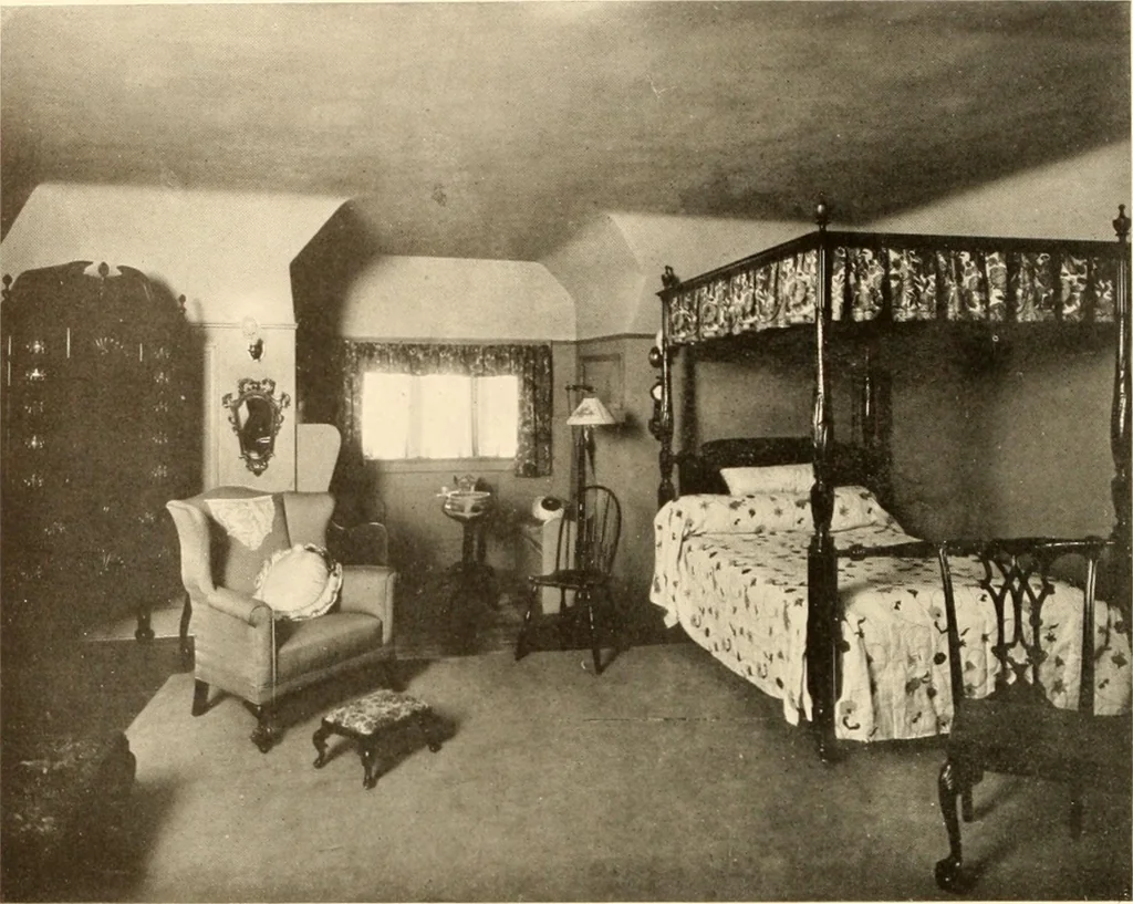 An illustration from Homes of moderate size; a collection of photographs and plans of modern suburban and country homes, following the colonial, Italian and English architectural styles, and arranged accordingly, 1921, leaf 137