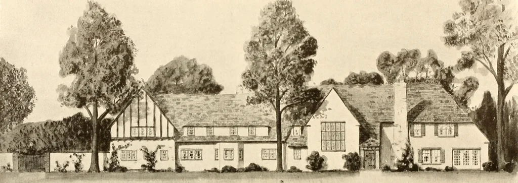 An illustration from Homes of moderate size; a collection of photographs and plans of modern suburban and country homes, following the colonial, Italian and English architectural styles, and arranged accordingly, 1921, leaf 139
