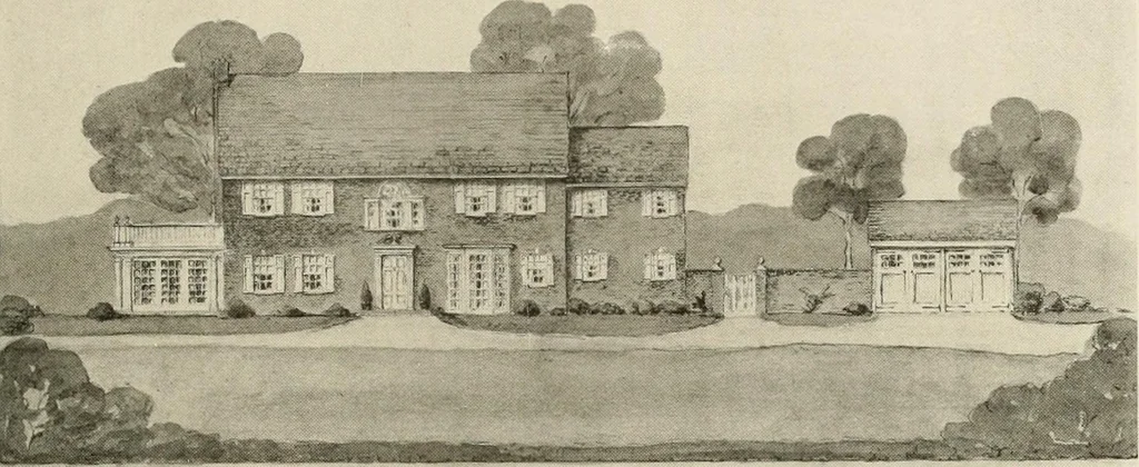 An illustration from Homes of moderate size; a collection of photographs and plans of modern suburban and country homes, following the colonial, Italian and English architectural styles, and arranged accordingly, 1921, leaf 144