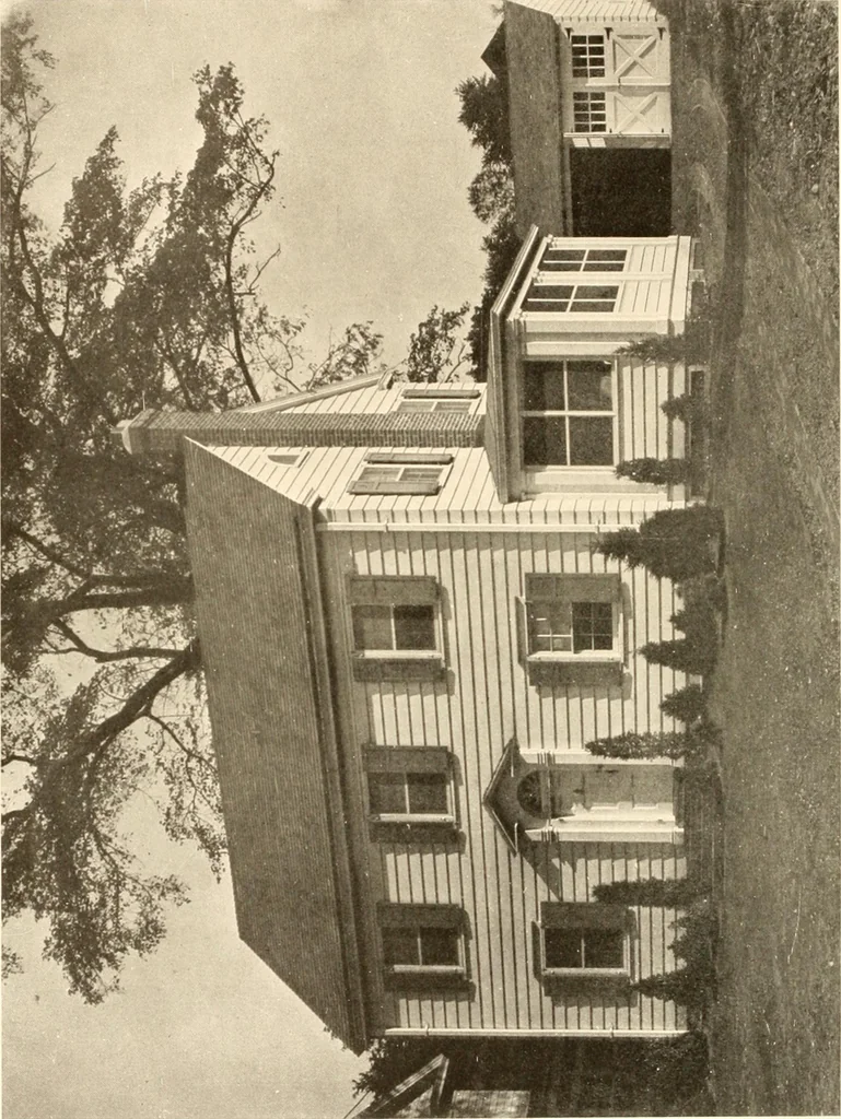 An illustration from Homes of moderate size; a collection of photographs and plans of modern suburban and country homes, following the colonial, Italian and English architectural styles, and arranged accordingly, 1921, leaf 25
