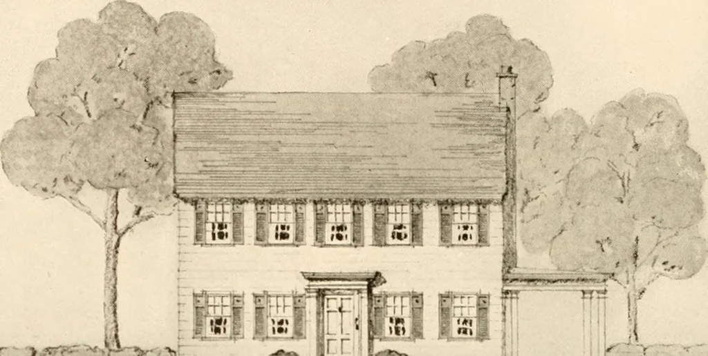 An illustration from Homes of moderate size; a collection of photographs and plans of modern suburban and country homes, following the colonial, Italian and English architectural styles, and arranged accordingly, 1921, leaf 31