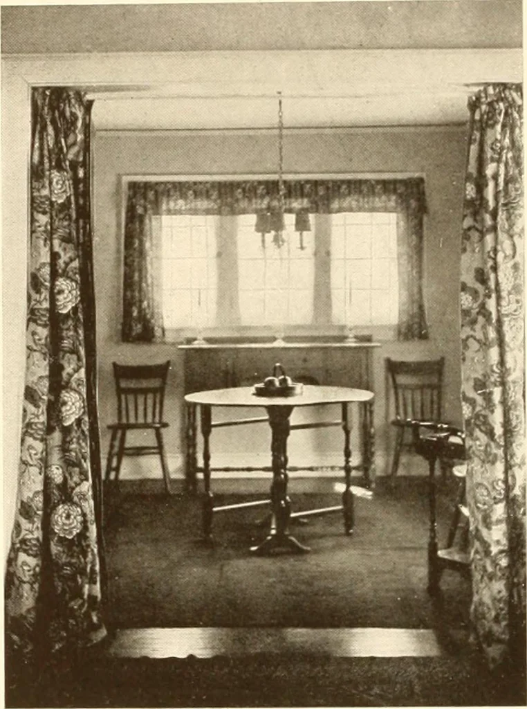 An illustration from Homes of moderate size; a collection of photographs and plans of modern suburban and country homes, following the colonial, Italian and English architectural styles, and arranged accordingly, 1921, leaf 49