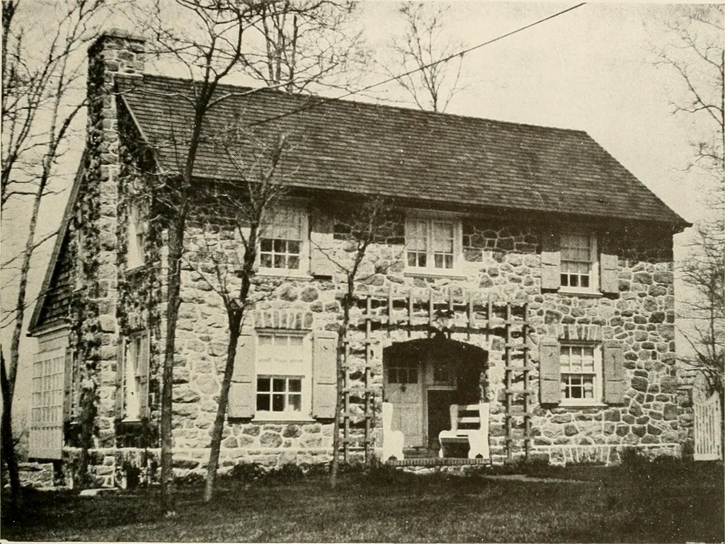 An illustration from Homes of moderate size; a collection of photographs and plans of modern suburban and country homes, following the colonial, Italian and English architectural styles, and arranged accordingly, 1921, leaf 72