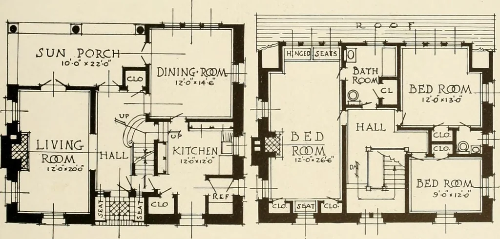 An illustration from Homes of moderate size; a collection of photographs and plans of modern suburban and country homes, following the colonial, Italian and English architectural styles, and arranged accordingly, 1921, leaf 72
