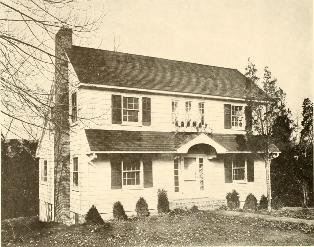 An illustration from Homes of moderate size; a collection of photographs and plans of modern suburban and country homes, following the colonial, Italian and English architectural styles, and arranged accordingly, 1921, leaf 75