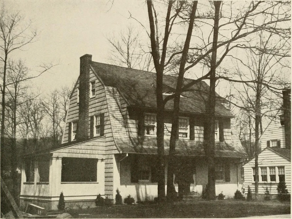 An illustration from Homes of moderate size; a collection of photographs and plans of modern suburban and country homes, following the colonial, Italian and English architectural styles, and arranged accordingly, 1921, leaf 78