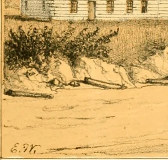 An illustration from The homes of our forefathers. Being a selection of the oldest and most interesting historical houses, and noted places in Maine, New Hampshire and Vermont, 1886, leaf 40