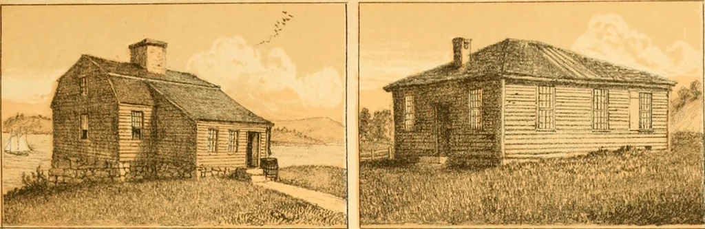 An illustration from The homes of our forefathers. Being a selection of the oldest and most interesting historical houses, and noted places in Maine, New Hampshire and Vermont, 1886, leaf 48