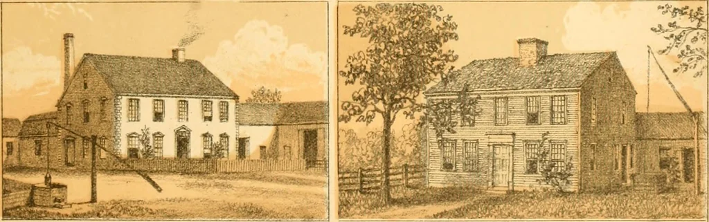An illustration from The homes of our forefathers. Being a selection of the oldest and most interesting historical houses, and noted places in Maine, New Hampshire and Vermont, 1886, leaf 48