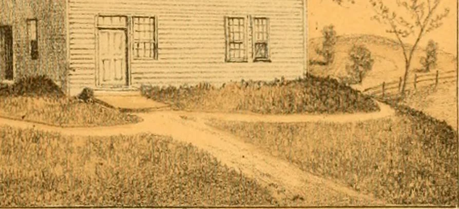 An illustration from The homes of our forefathers. Being a selection of the oldest and most interesting historical houses, and noted places in Maine, New Hampshire and Vermont, 1886, leaf 52